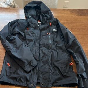 DOPE Black Ski & Snowboard Jacket